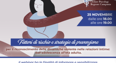 Fattori di rischio e strategie di prevenzione per il riconoscimento delle dinamiche violente nelle relazioni intime: dall’adolescenza all’età adulta.