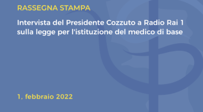 Intervista del presidente Cozzuto al programma ‘Che giorno è’, su Rai Radio.