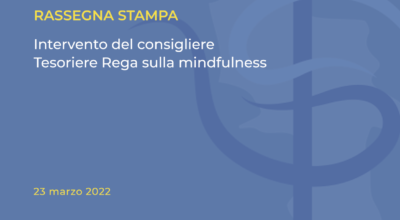 Intervento del consigliere Tesoriere Rega sulla mindfulness