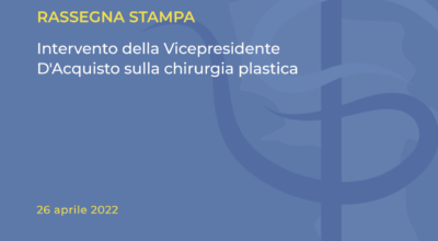 Intervento della Vicepresidente D’Acquisto sulla chirurgia plastica