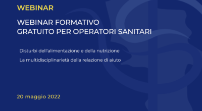 WEBINAR FORMATIVO GRATUITO PER OPERATORI SANITARI