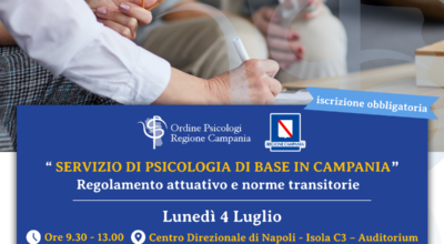 SERVIZIO DI PSICOLOGIA DI BASE IN CAMPANIA