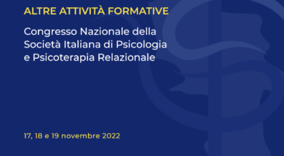 Congresso Nazionale della Società Italiana di Psicologia e Psicoterapia Relazionale