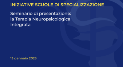 Seminario di presentazione: la Terapia Neuropsicologica Integrata