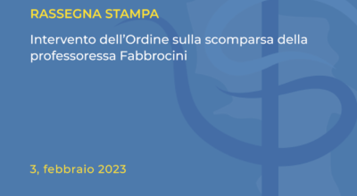 Intervento dell’Ordine sulla  scomparsa della professoressa  Fabbrocini