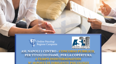 Concorso Dirigente Psicologo ASL Na 1 Centro