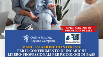 SERVIZIO DI PSICOLOGIA DI BASE STEP 2 – MANIFESTAZIONE DI INTERESSE – Napoli 1 Centro