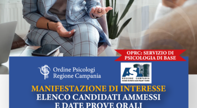 Manifestazione di interesse Asl Napoli 1Centro – elenco candidati ammessi e prove orali
