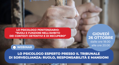 Lo psicologo esperto presso il Tribunale di Sorveglianza: ruolo, responsabilità e mansioni