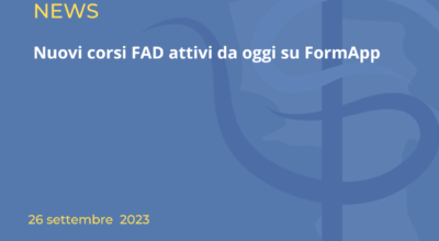Nuovi corsi FAD attivi da oggi su FormApp