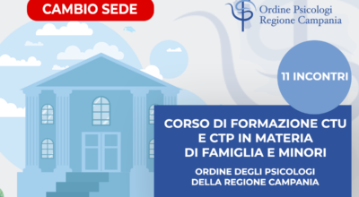 Corso CTU e CTP in materia di famiglia e minori: cambio sede