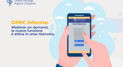 OPRC informa: Webinar on demand, la nuova funzione è attiva in area riservata.