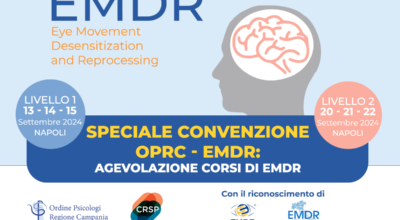 SPECIALE CONVENZIONE OPRC per EMDR. Agevolazione corsi di EMDR di Livello 1 e di Livello 2