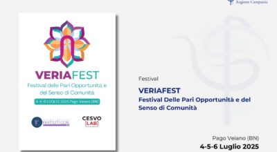 4, 5 e 6 Luglio 2025: VeriaFest – Festival delle Pari Opportunità e del Senso di Comunità