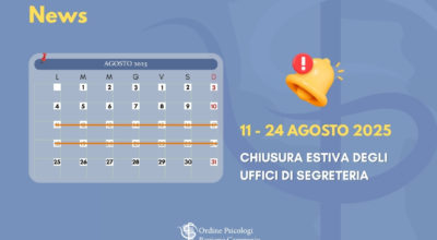 11-24 Agosto 2025: Chiusura Estiva degli Uffici di Segreteria