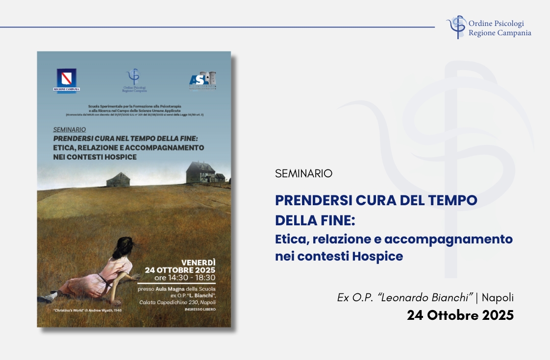 Prendersi cura nel tempo della fine: etica, relazione e accompagnamento nei contesti hospice