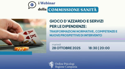 Gioco d’azzardo e servizi per le dipendenze: trasformazioni normative, competenze e nuove prospettive di intervento