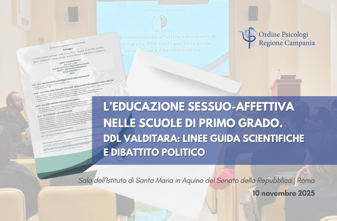 Senato della Repubblica: “L’educazione sessuo-affettiva nelle scuole di primo grado. DDL Valditara: linee guida scientifiche e dibattito politico”.