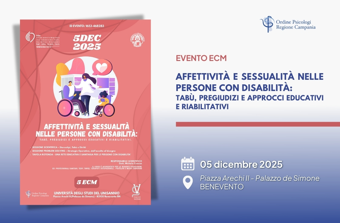 Affettività e Sessualità nelle Persone con Disabilità: Tabù, Pregiudizi e Approcci Educativi e Riabilitativi