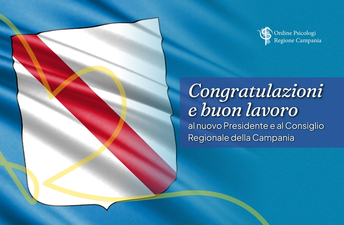 Congratulazioni e buon lavoro al nuovo Presidente della Regione Campania