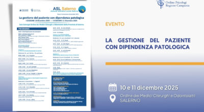 La gestione del paziente con dipendenza patologica