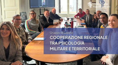 Insediamento Gdl Cooperazione Regionale tra Psicologia Militare e Territoriale
