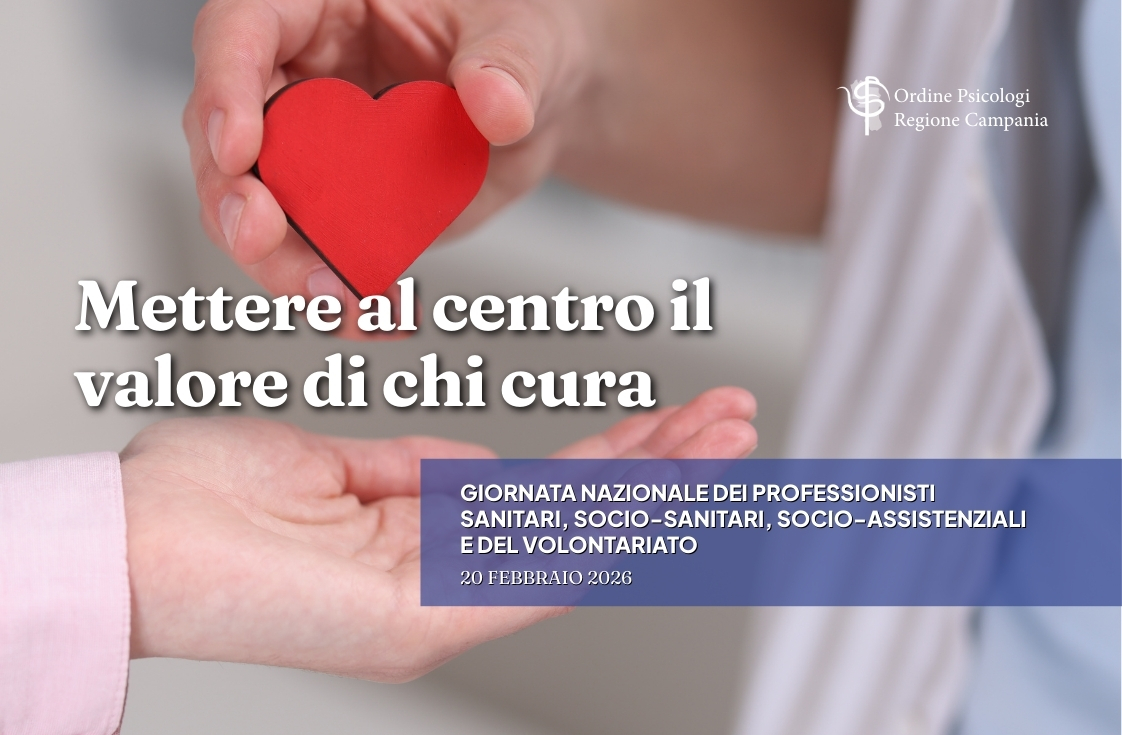 Giornata Nazionale dei Professionisti Sanitari, Socio-sanitari, Socio-assistenziali e del Volontariato – 20 febbraio 2026
