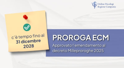 Aggiornamento ECM. Proroga al 31.12.2028 per il triennio 2023-2025
