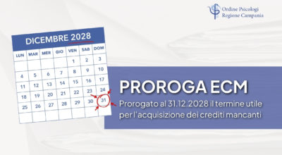 ECM: Proroga confermata