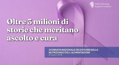 Giornata Nazionale dei Disturbi della Nutrizione e dell’Alimentazione – 15 marzo 2026