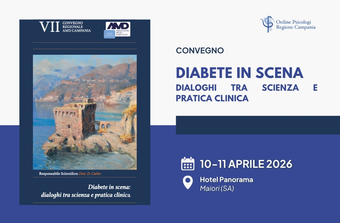 VII Convegno Regionale AMD Campania – “Diabete in scena: dialoghi tra scienza e pratica clinica”