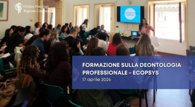 Formazione sulla deontologia professionale presso la Scuola di Specializzazione in Psicoterapia della Famiglia – Ecopsys