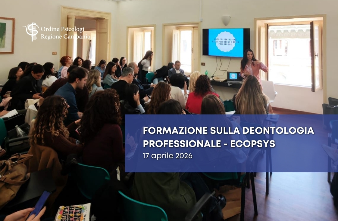 Formazione sulla deontologia professionale presso la Scuola di Specializzazione in Psicoterapia della Famiglia – Ecopsys
