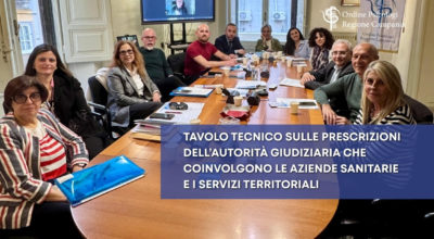 Tavolo tecnico dedicato alle prescrizioni dell’Autorità Giudiziaria