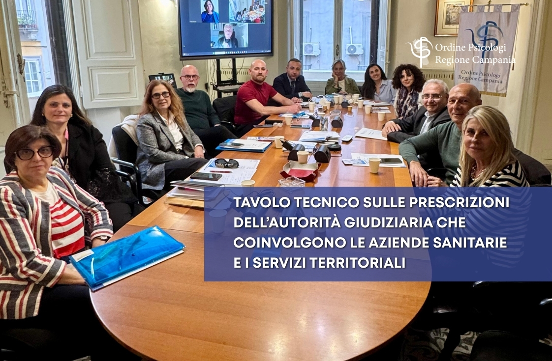 Tavolo tecnico dedicato alle prescrizioni dell’Autorità Giudiziaria