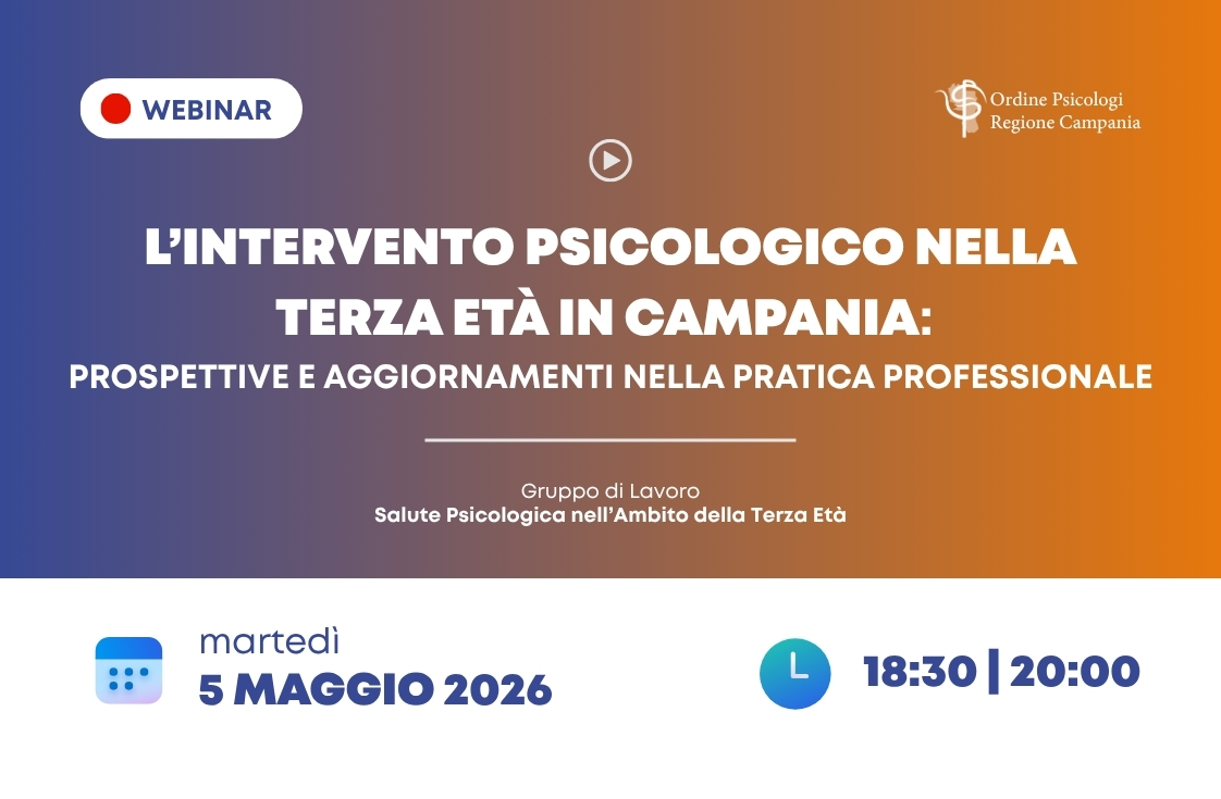 L’intervento psicologico nella terza età in Campania: prospettive e aggiornamenti nella pratica professionale