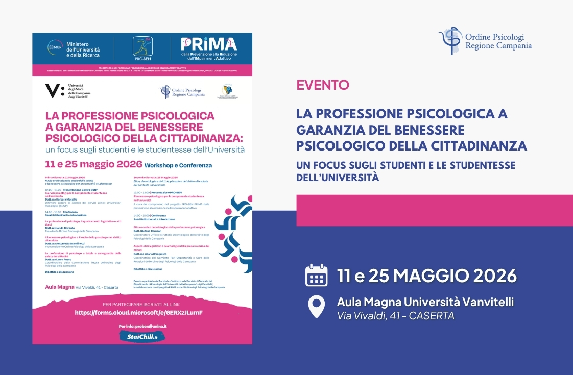La professione psicologica a garanzia del benessere psicologico della cittadinanza: un focus sugli studenti e le studentesse dell’Università