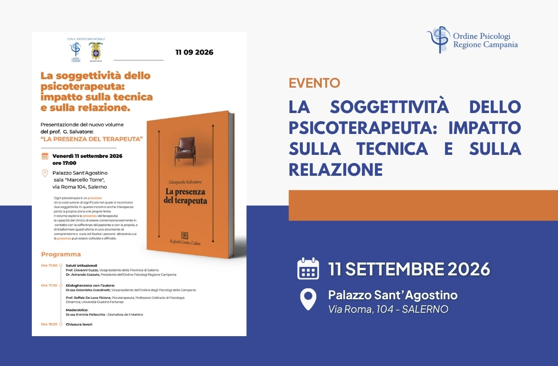 La soggettività dello psicoterapeuta: impatto sulla tecnica e sulla relazione