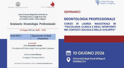 Seminario di Deontologia Professionale – Università degli Studi di Napoli Federico II