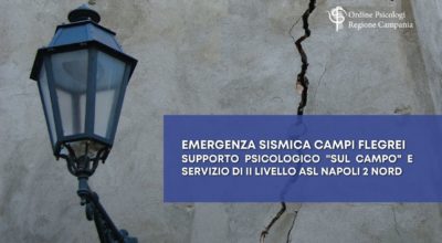 Emergenza Sismica Campi Flegrei: supporto psicologico “sul campo” e servizio di II livello ASL Napoli 2 Nord