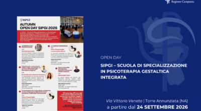Autumn Open Day SiPGI 2026: Scuola di Specializzazione in Psicoterapia Gestaltica Integrata