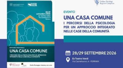 Una casa comune. I percorsi della psicologia per un approccio integrato nelle Case della Comunità