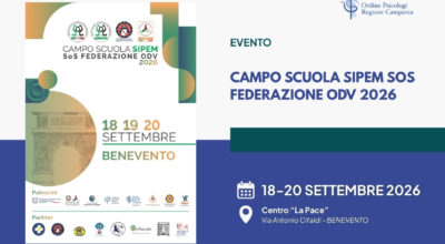 Campo Scuola SIPEM Sos Federazione ODV 2026