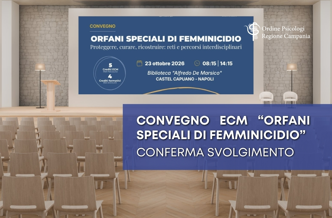 Conferma svolgimento del Convegno “Orfani Speciali di Femminicidio”
