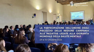 L’Ordine e le iniziative legate alla Giornata Mondiale della Salute Mentale