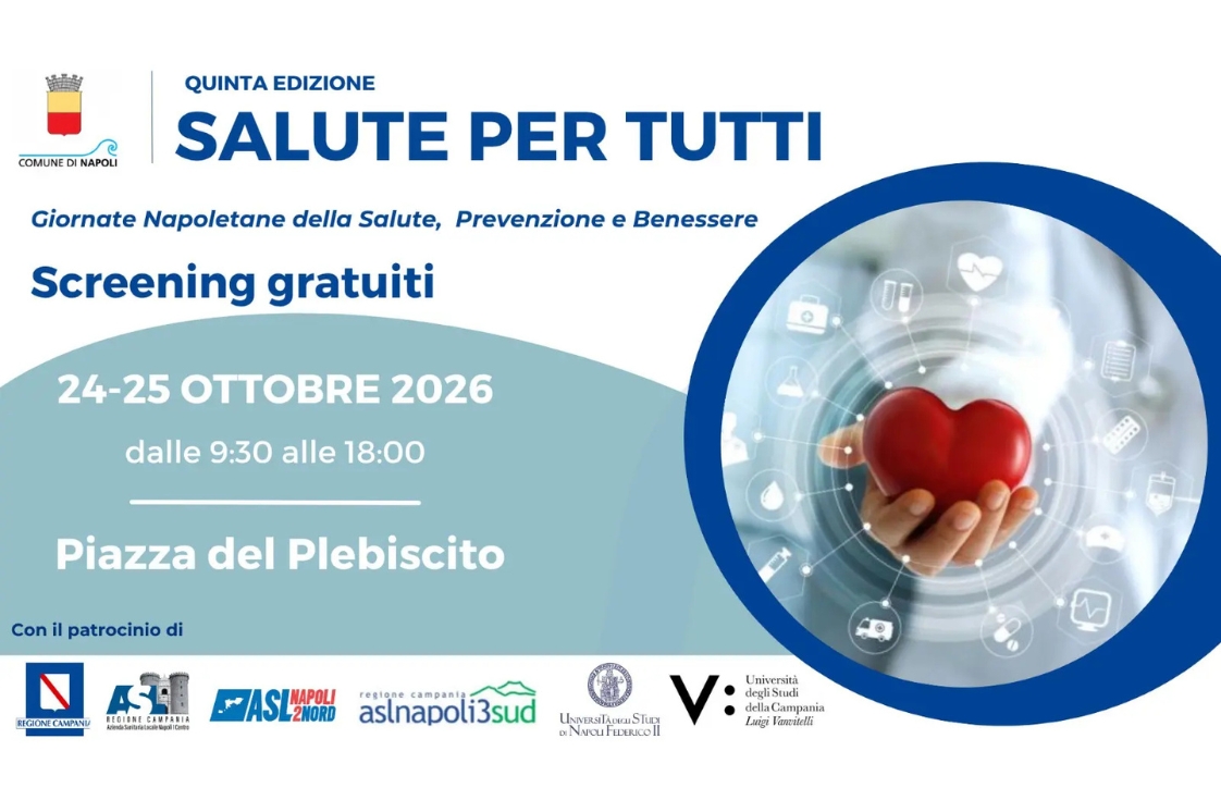 V edizione “Salute per tutti” – Giornate Napoletane della Salute, della Prevenzione e del Benessere