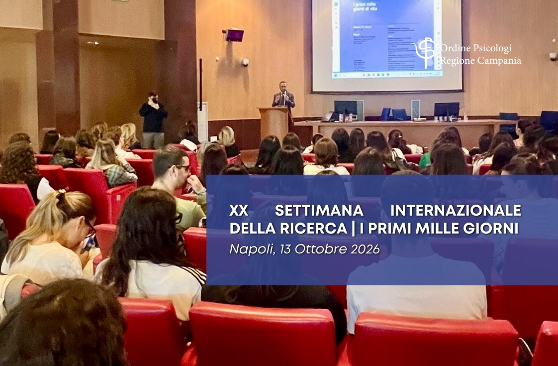 XX Settimana Internazionale della Ricerca – I primi mille giorni, 13 ottobre 2026