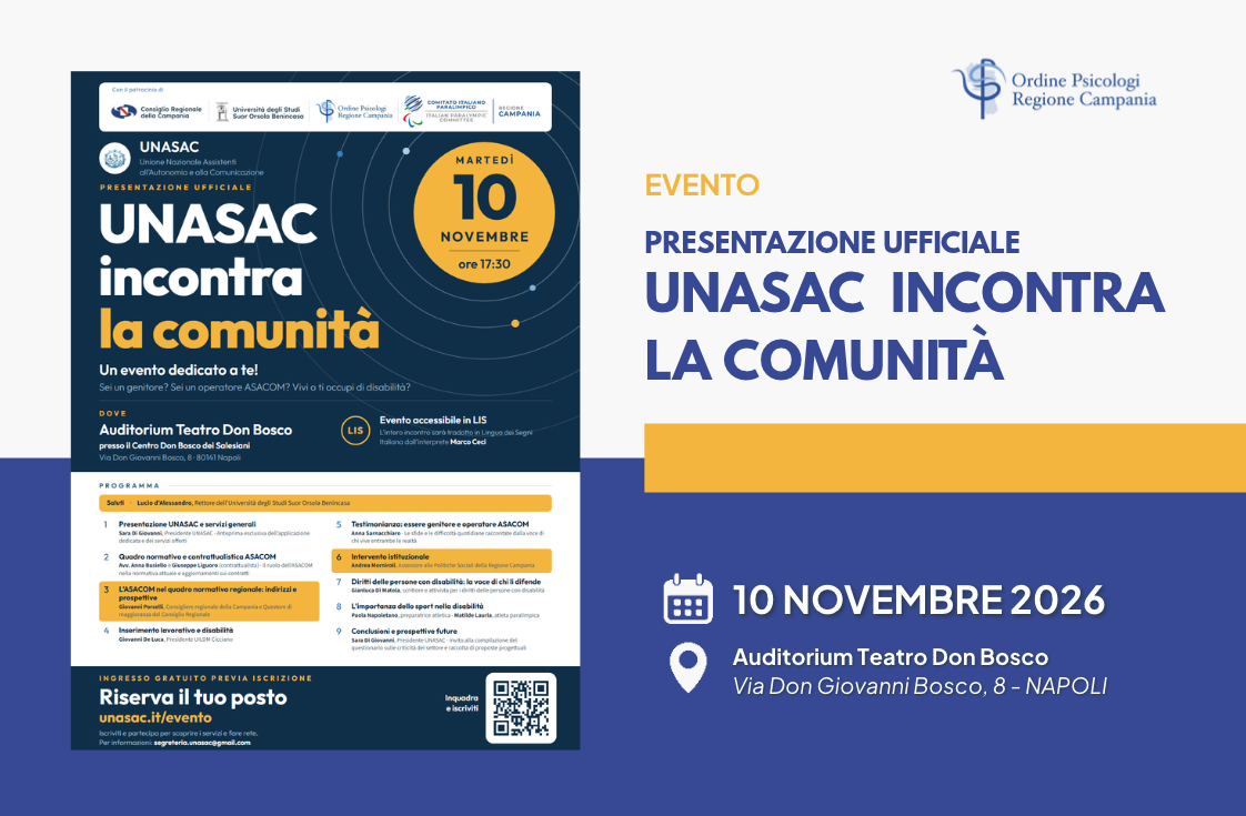 UNASAC incontra la comunità